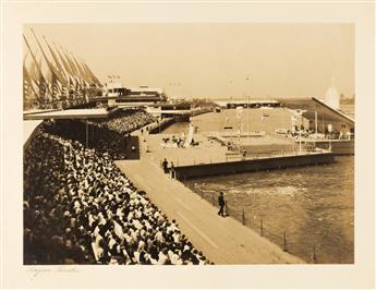 (CHICAGO WORLDS FAIR) An album entitled A Century of Progress, International Exposition, Chicago 1933-34 with 50 photographs by Kaufma
